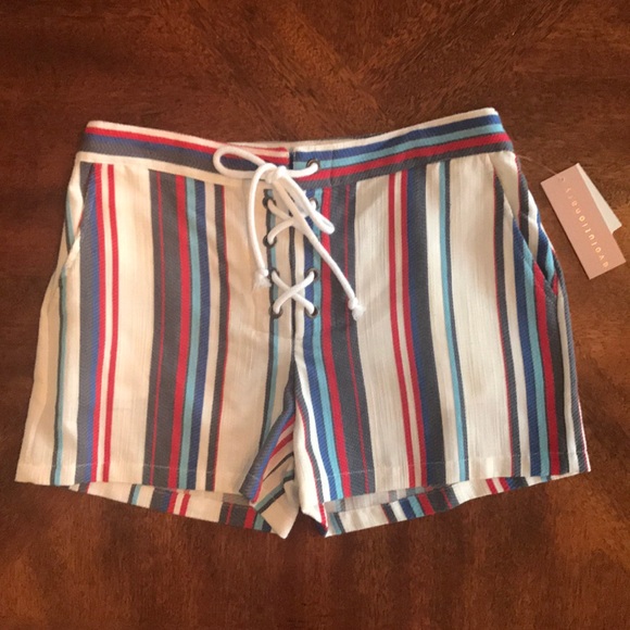 Evolutionary striped rope string shorts L - Picture 2 of 7